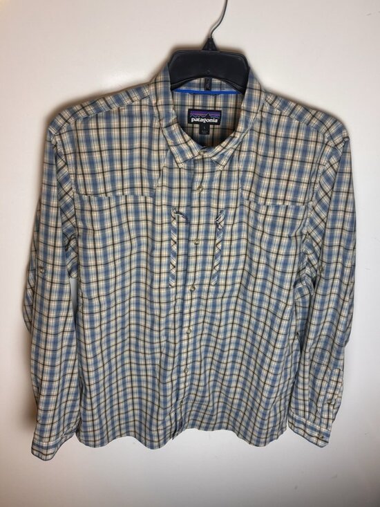 Patagonia Other - PATAGONIA Long-Sleeved Sun Stretch Shirt Mens Size Large
